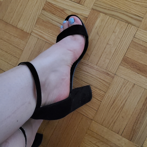 Suede black sandals - Picture 5 of 12